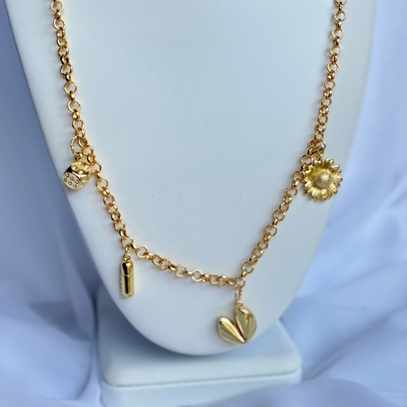 Gold Fortune Charm Necklace - Picture 2 of 4